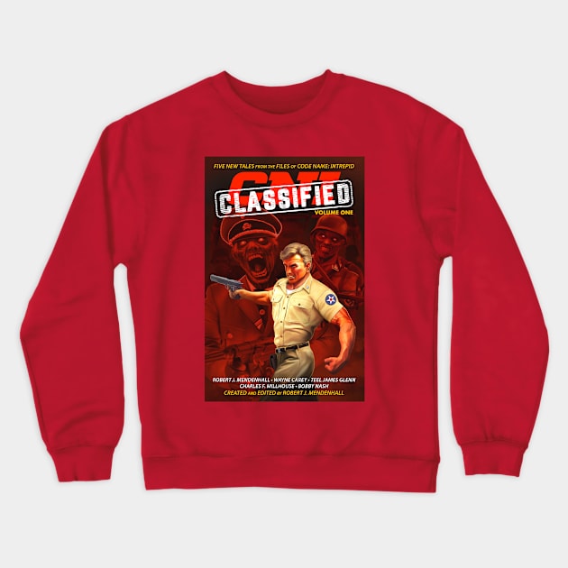 CNI Classified Volume 1 Crewneck Sweatshirt by Plasmafire Graphics